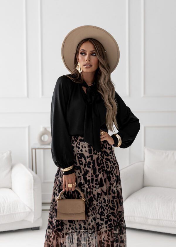 spódnica Boho - panterka jasna
