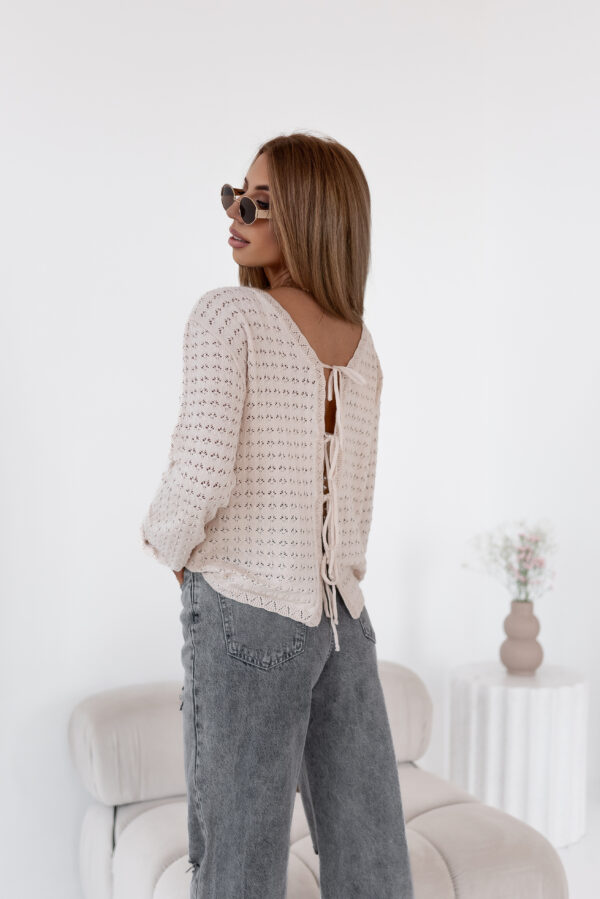 sweter Nancy - pudrowy beż