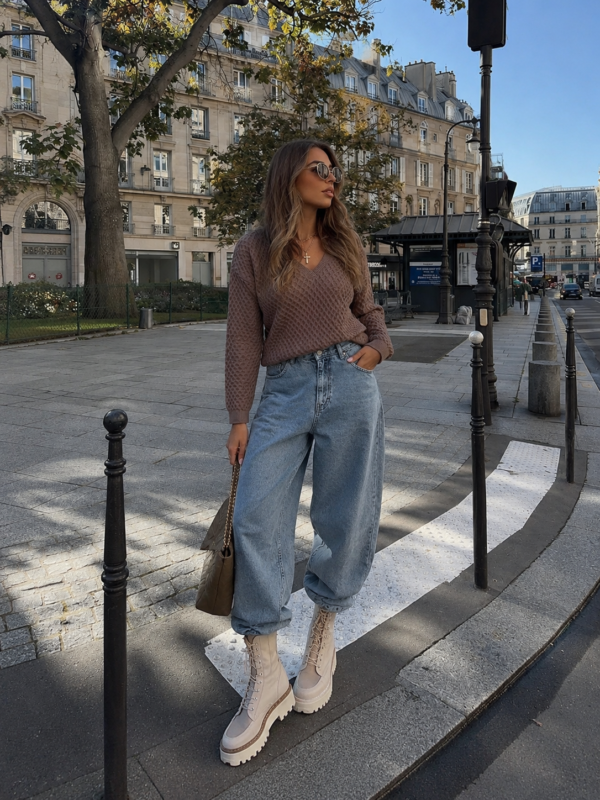 sweter Honey - mokka