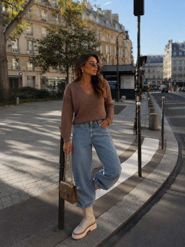 sweter Honey - mokka
