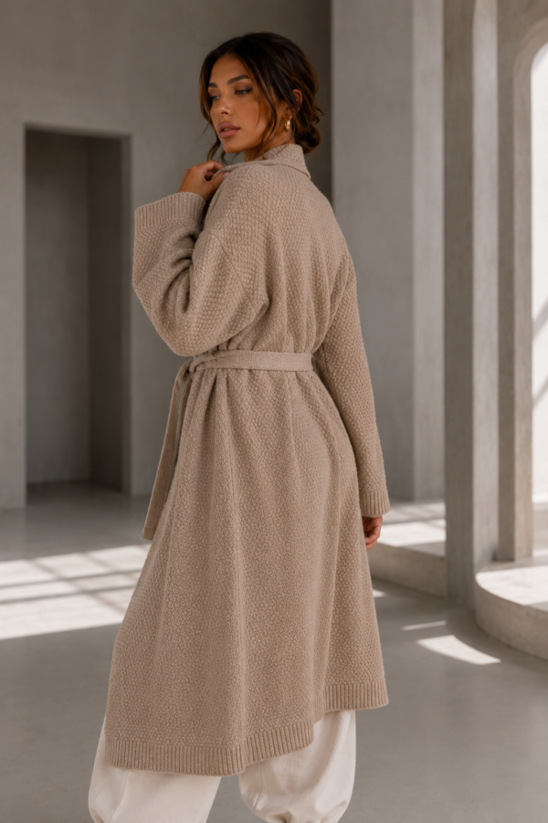 sweter Moss - ciemny beż