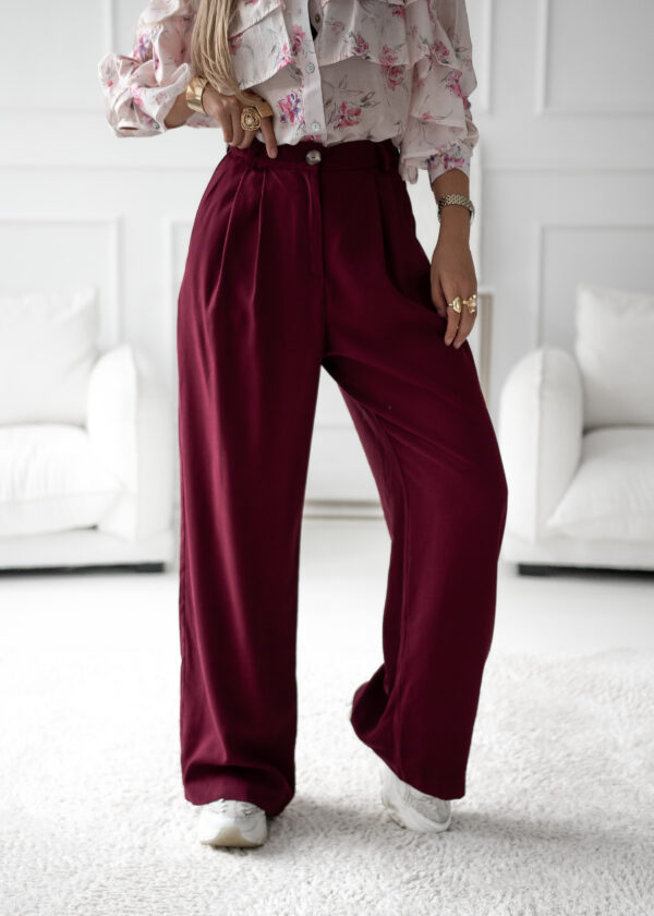 spodnie Classy - bordo