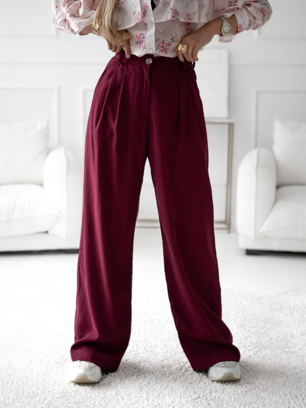 spodnie Classy - bordo