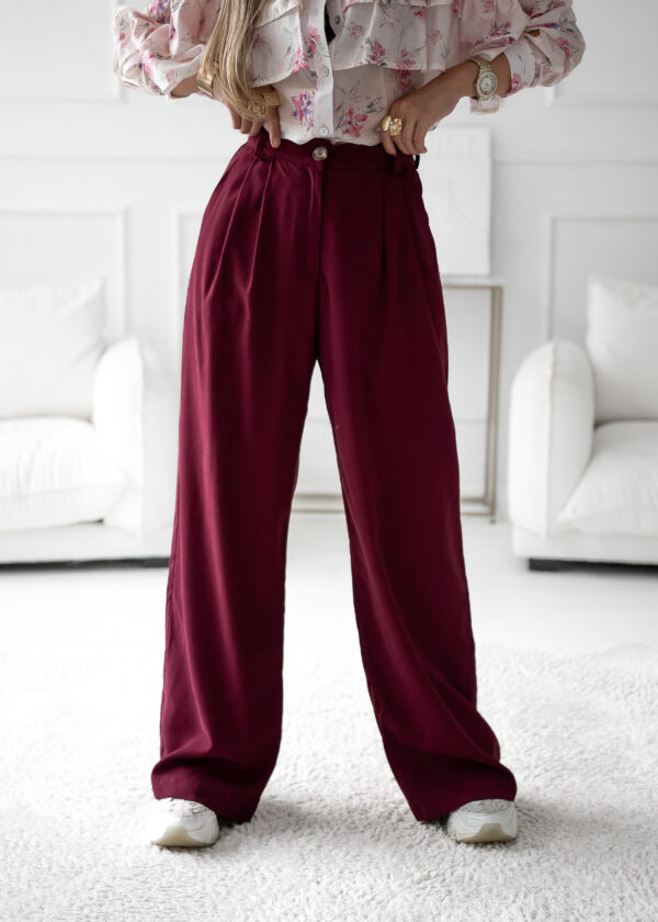 spodnie Classy - bordo