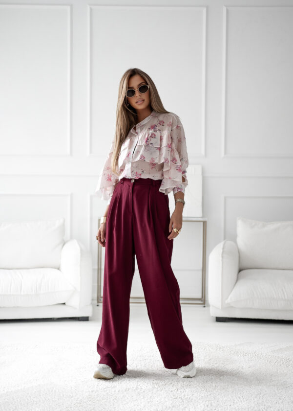 spodnie Classy - bordo
