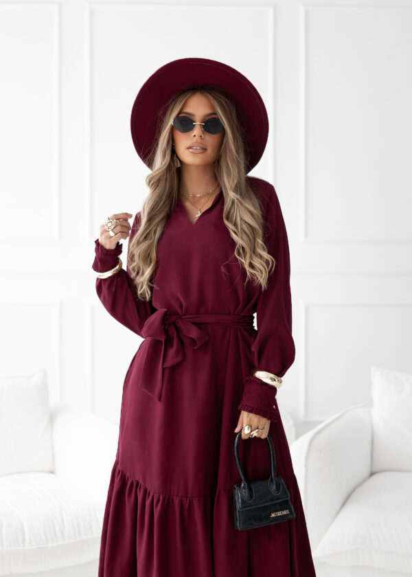 sukienka Anne - bordo