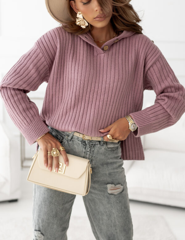 sweter Polly - jasny fiolet