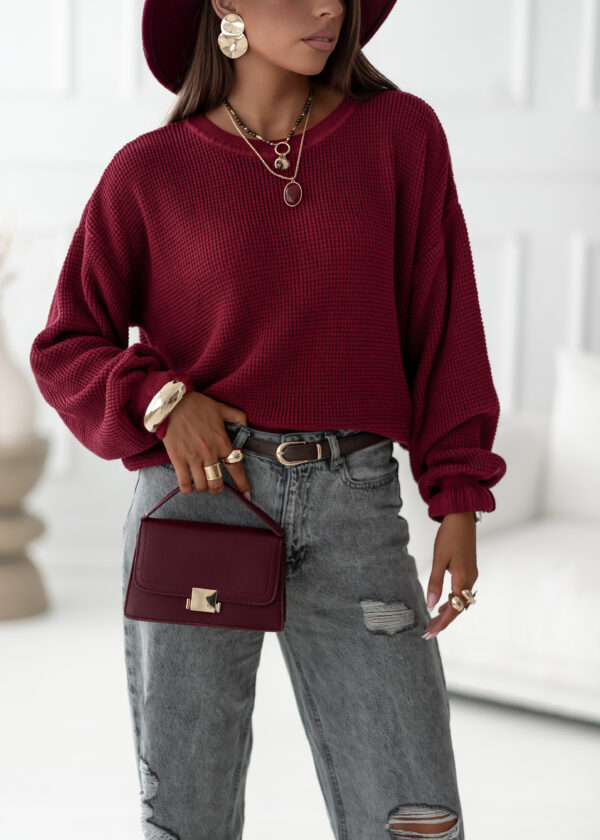 sweter Dolly - bordo
