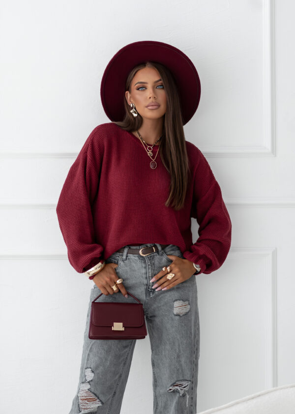 sweter Dolly - bordo