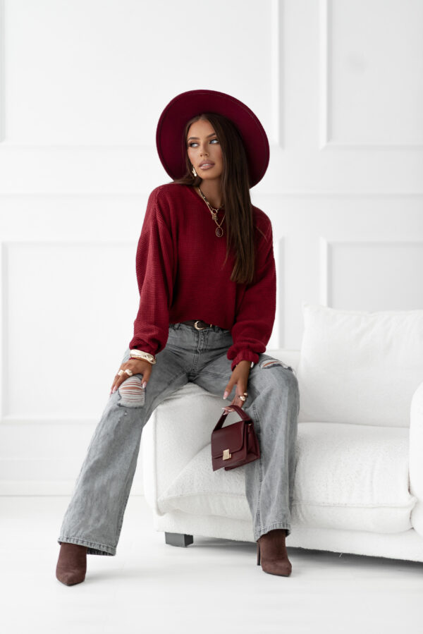sweter Dolly - bordo