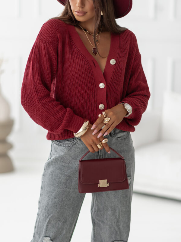 sweter Nelly - bordo