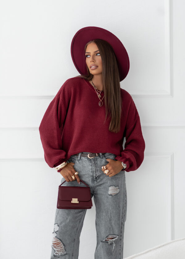 sweter Dolly - bordo