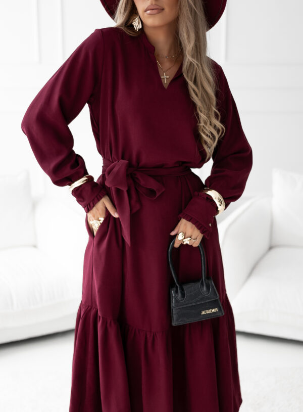 sukienka Anne - bordo
