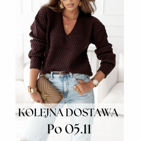 sweter Honey - czekolada - realizacja po 05.11.2025