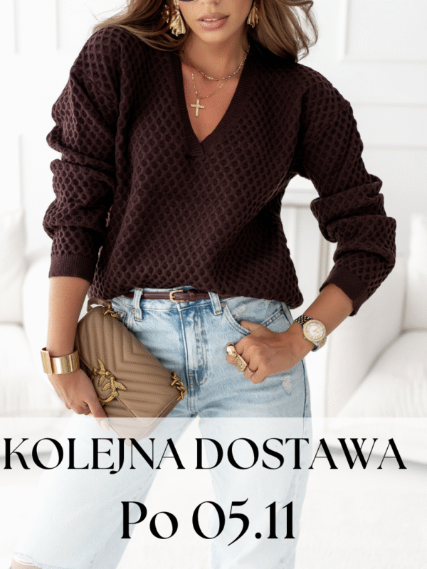 sweter Honey - czekolada - realizacja po 05.11.2025
