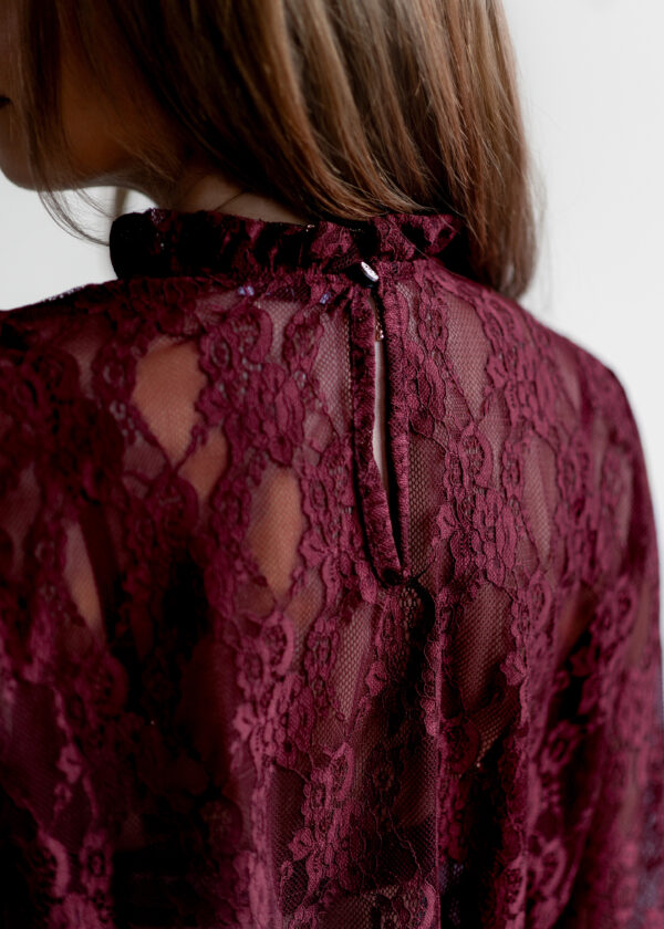 bluzka Femme - wzór 1 bordo