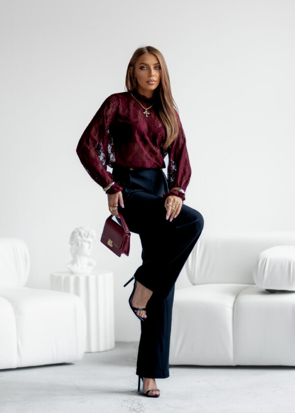 bluzka Femme - wzór 1 bordo