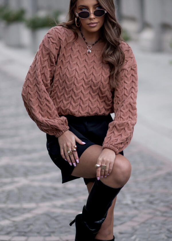 sweter Moody - miedziany - realizacja po 03.11.2025