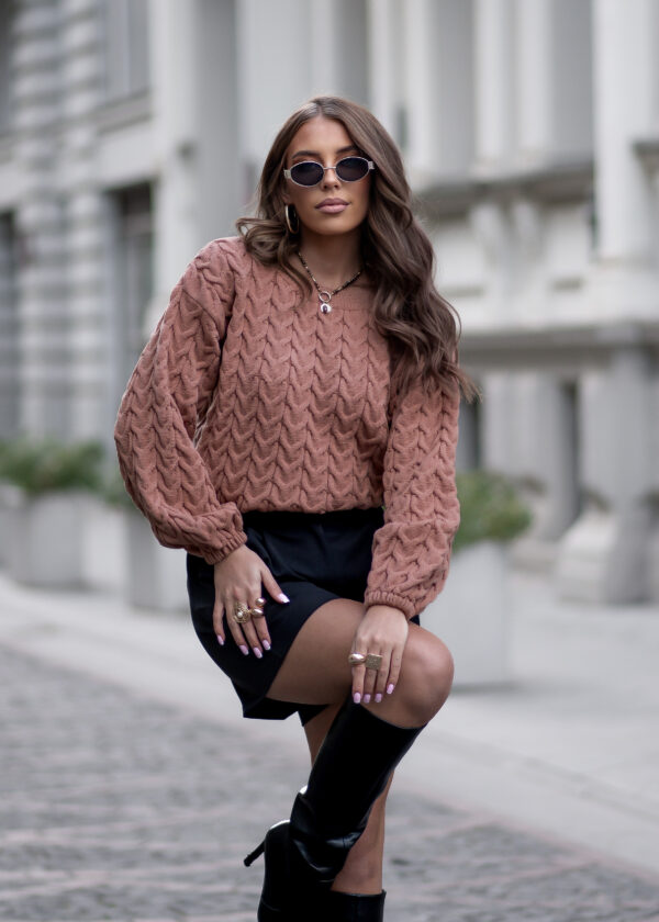 sweter Moody - miedziany - realizacja po 03.11.2025