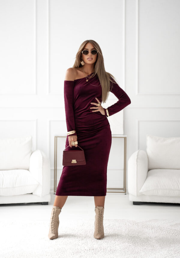 sukienka Valeria - bordo