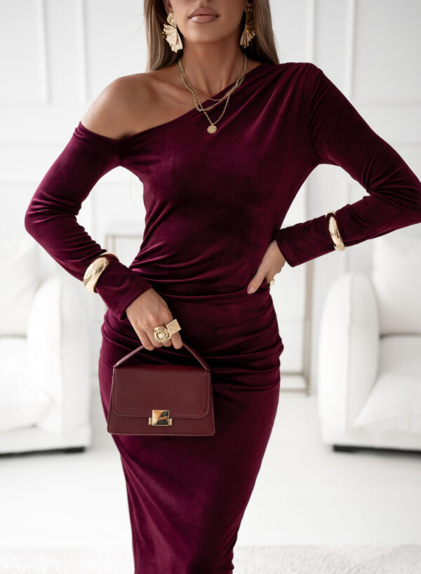 sukienka Valeria - bordo