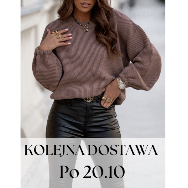 sweter Poppy - mokka - realizacja po 20.10.2025