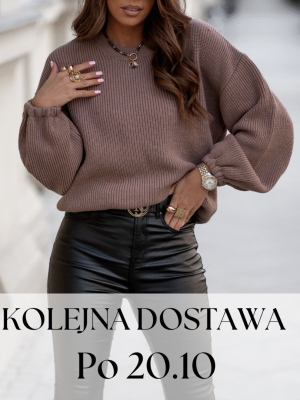 sweter Poppy - mokka - realizacja po 20.10.2025