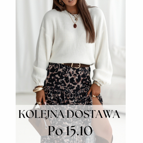 sweter Poppy - ecru - realizacja po 15.10.2025