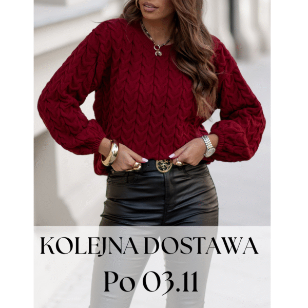 sweter Moody - bordo - realizacja po 03.11.2025