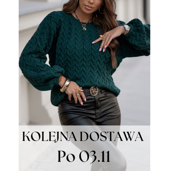 sweter Moody - butelkowa zieleń - realizacja po 03.11.2025