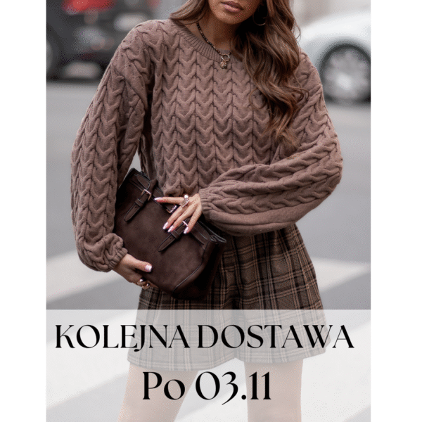 sweter Moody - mokka - realizacja po 03.11.2025