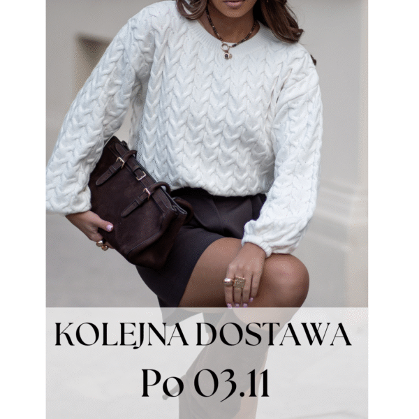 sweter Moody - ecru - realizacja po 03.11.2025