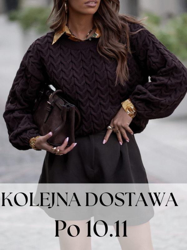 sweter Moody - czekolada - realizacja po 10.11.2025
