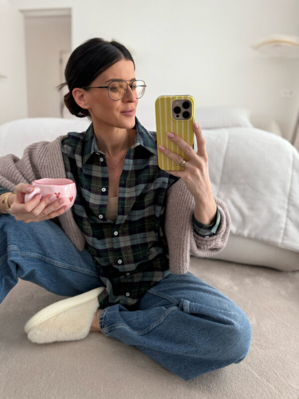 wzór kratka zieleń 2