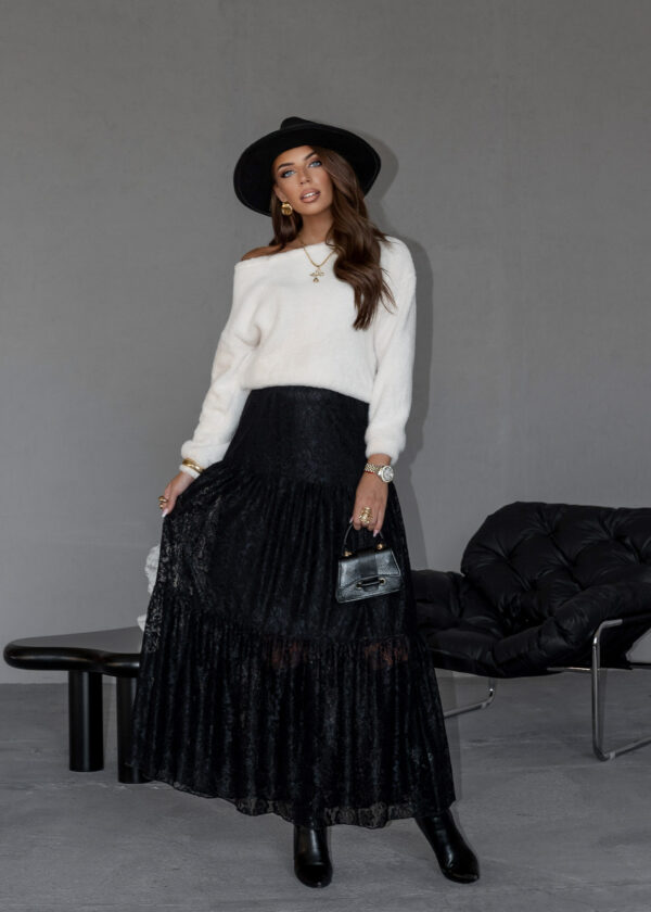 sweter Alpaka - ecru