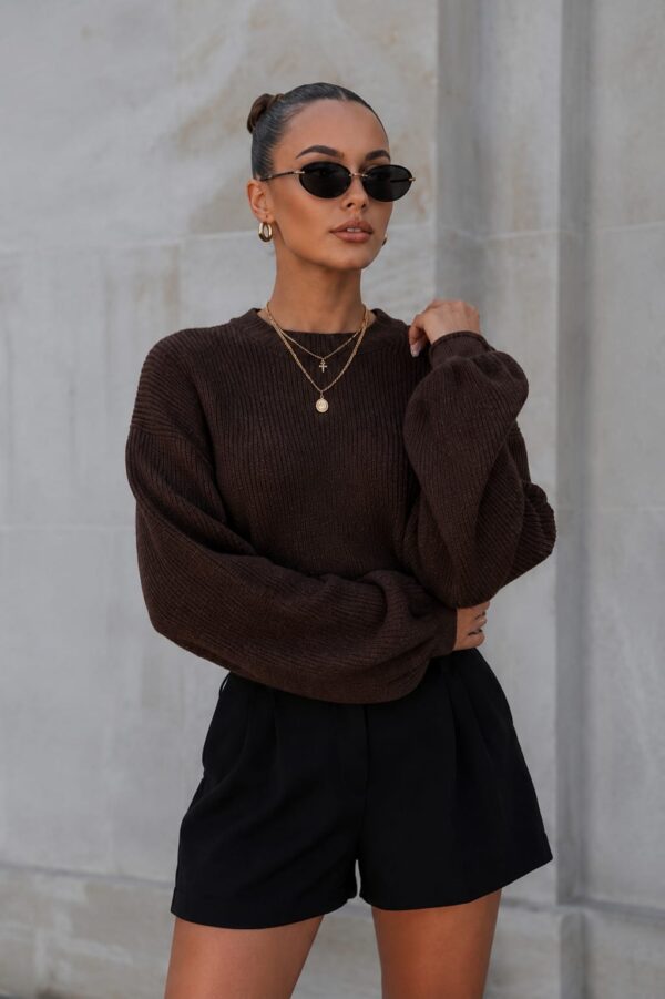 sweter Poppy - brąz