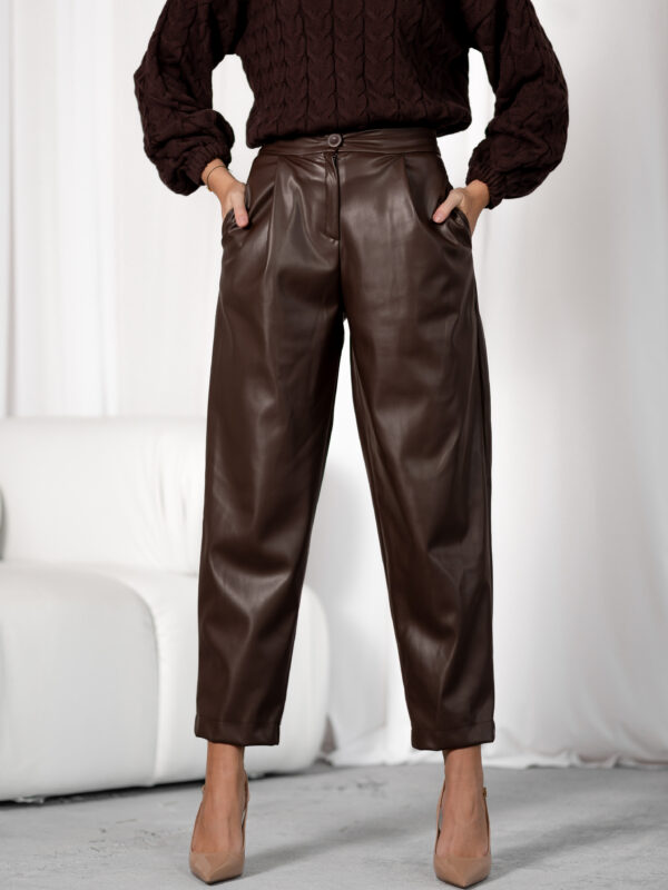 spodnie Gate - czekolada