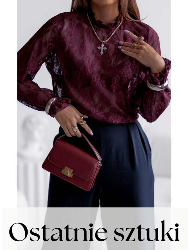 bluzka Femme - wzór 1 bordo