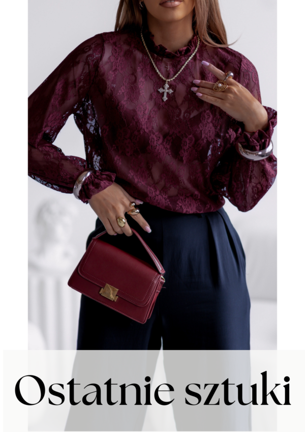 bluzka Femme - wzór 1 bordo