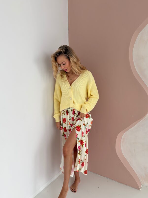 sweter Nelly - bananowy