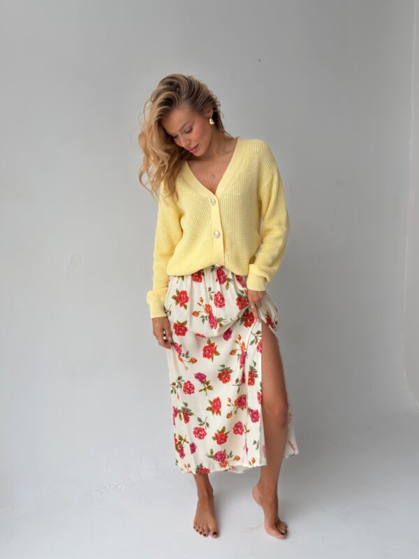 sweter Nelly - bananowy