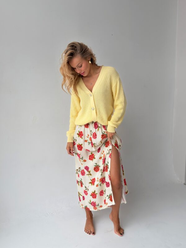 sweter Nelly - bananowy