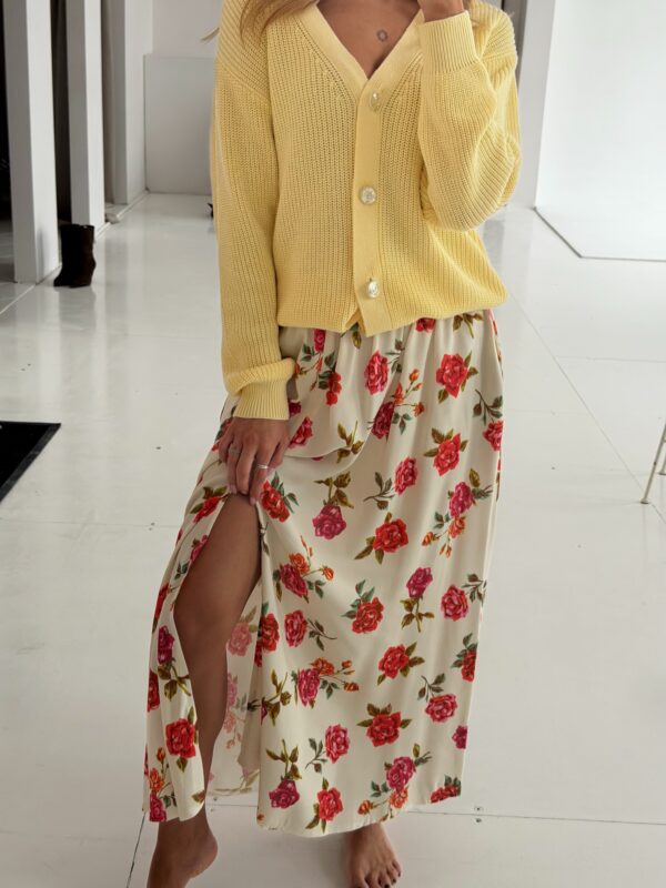 sweter Nelly - bananowy