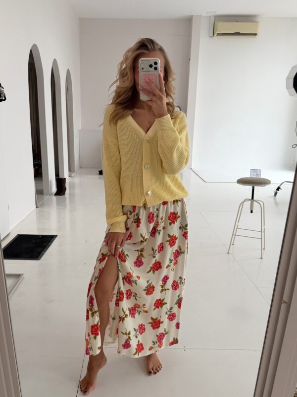 sweter Nelly - bananowy