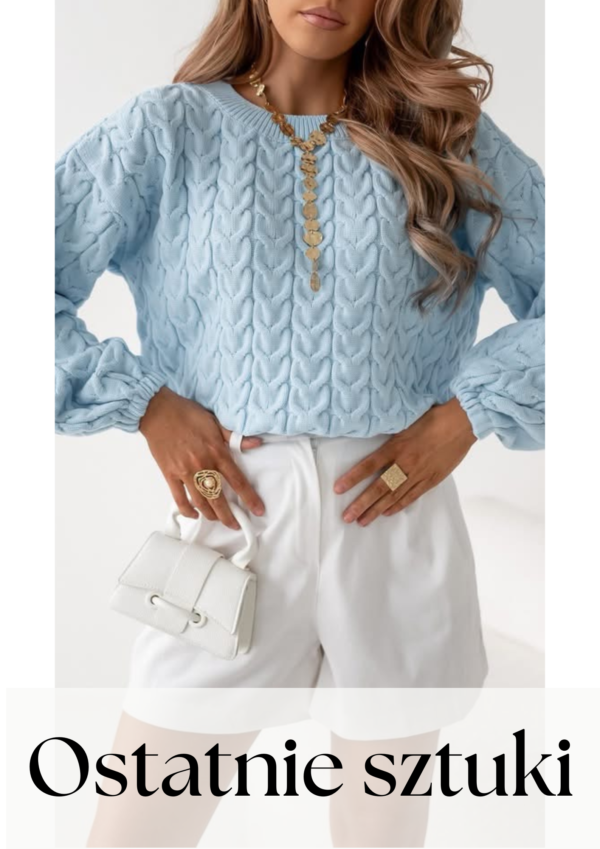 sweter Moody - błękit