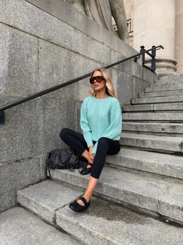 sweter Lizy - mięta