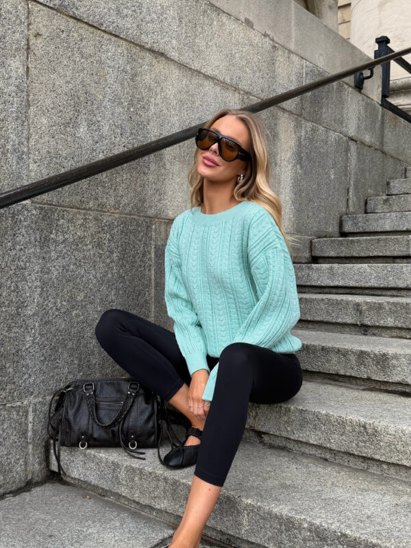 sweter Lizy - mięta