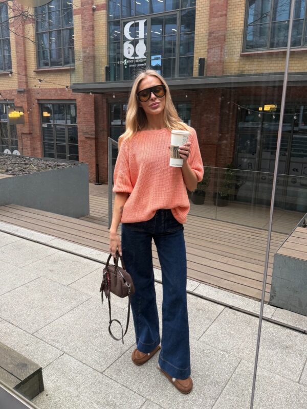 sweter Tini - brzoskwinia