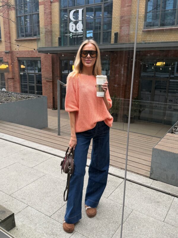 sweter Tini - brzoskwinia