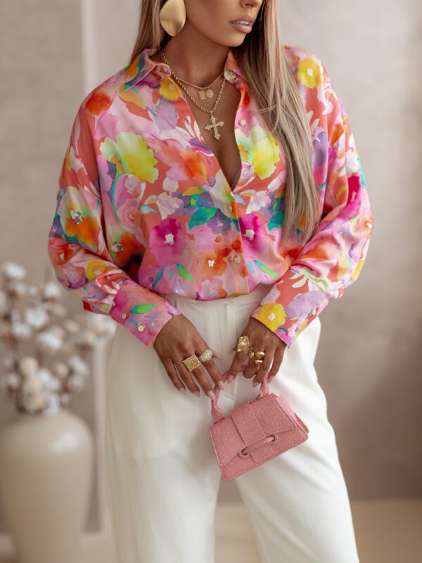 koszula Roomy - print multikolor